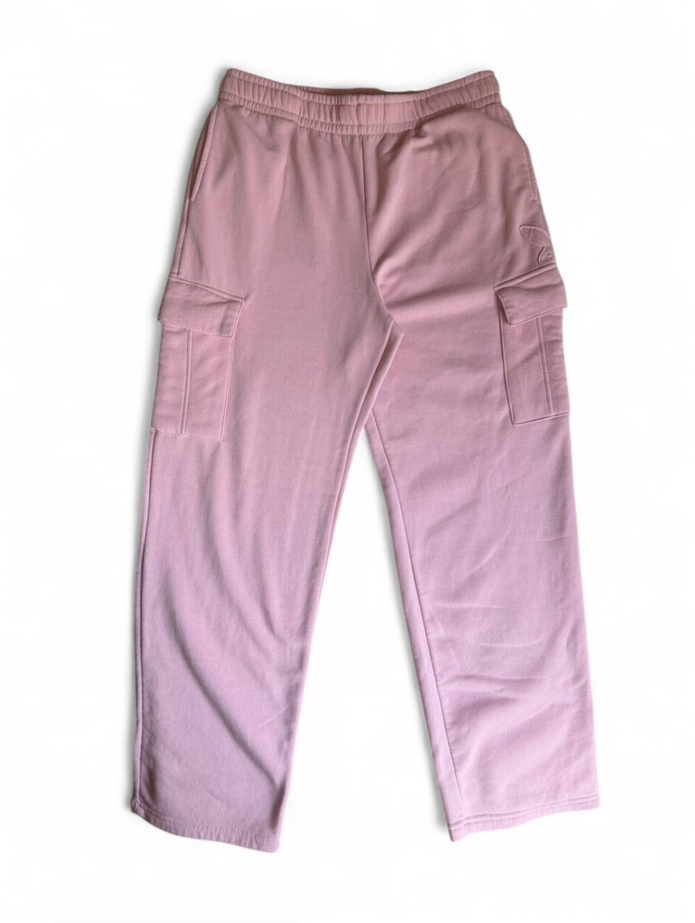 Playboy Bunny Cargo Sweatpants XL Pink Wide Leg Lounge Pants